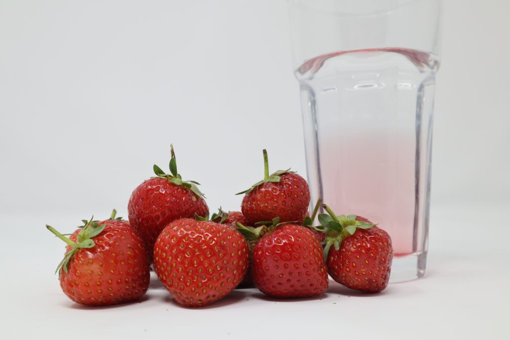 strawberries for hydration and carbohydrates